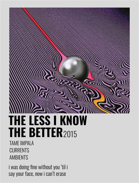 The Less I Know The Better - En explosiv blandning av indiepop och psykedeliska gitarrriffs